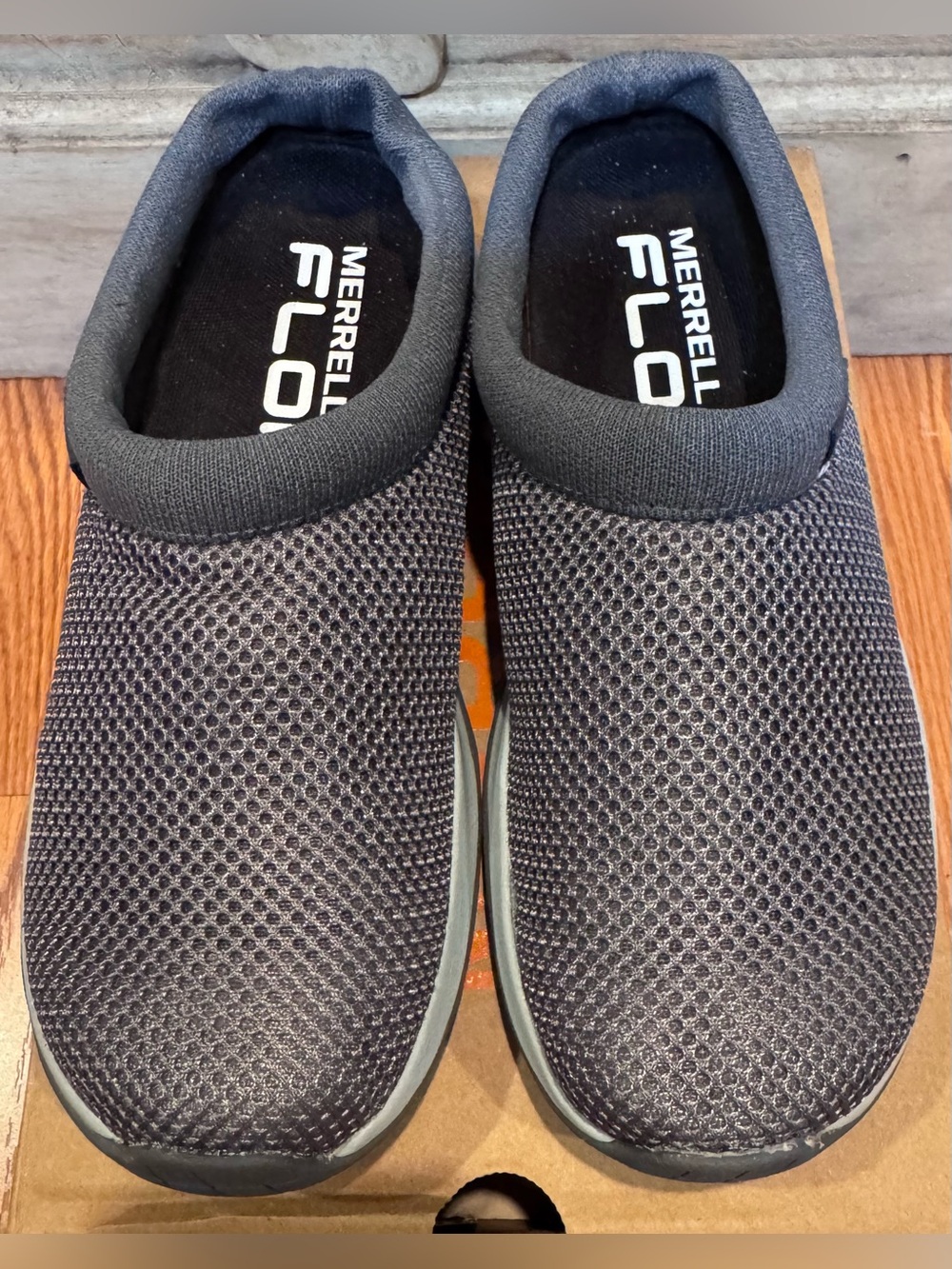 Merrell Encore Breeze 5 Women's 5.5 Rock Gray Mesh Slip On Comfort Shoes